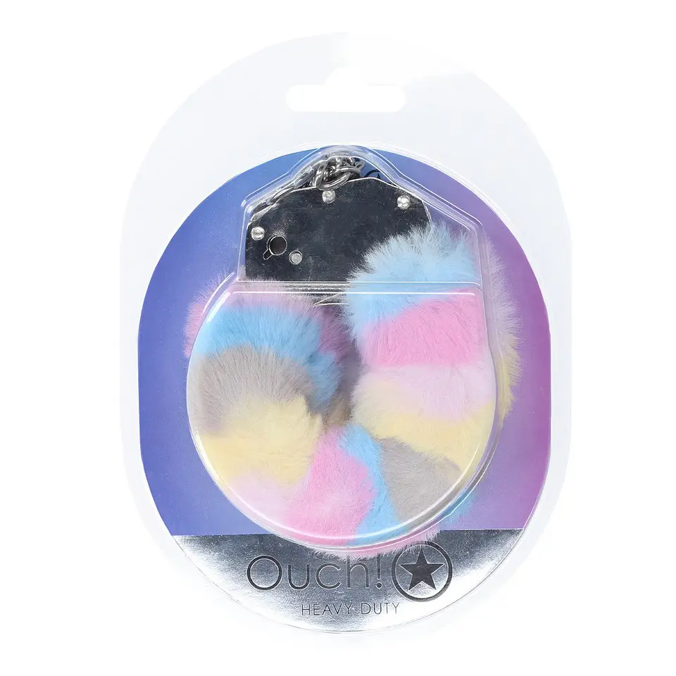Algemas com Pelúcia Heavy-Duty Fluffy Multicolor 2 Ouch! 2