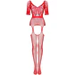 Catsuit Courtney Vermelho Beauty Night Fashion - Thumbnail 4
