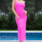 Vestido e Tanga Rosa Chilirose (CR-4379) - Thumbnail 1