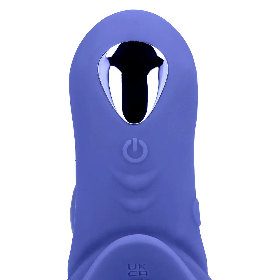 Anel para o Pénis com Vibração e Estimulador de Clitóris Azul Loveline 6