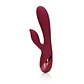 Vibrador Smooth Silicone Rabbit Dark Cherry Loveline - Thumbnail 6