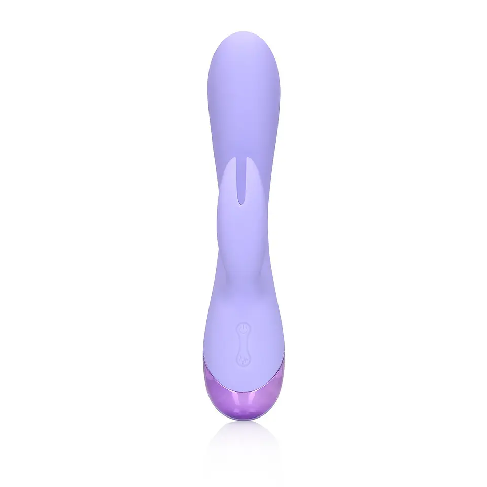 Vibrador Smooth Silicone Rabbit Digital Lavender Loveline 5