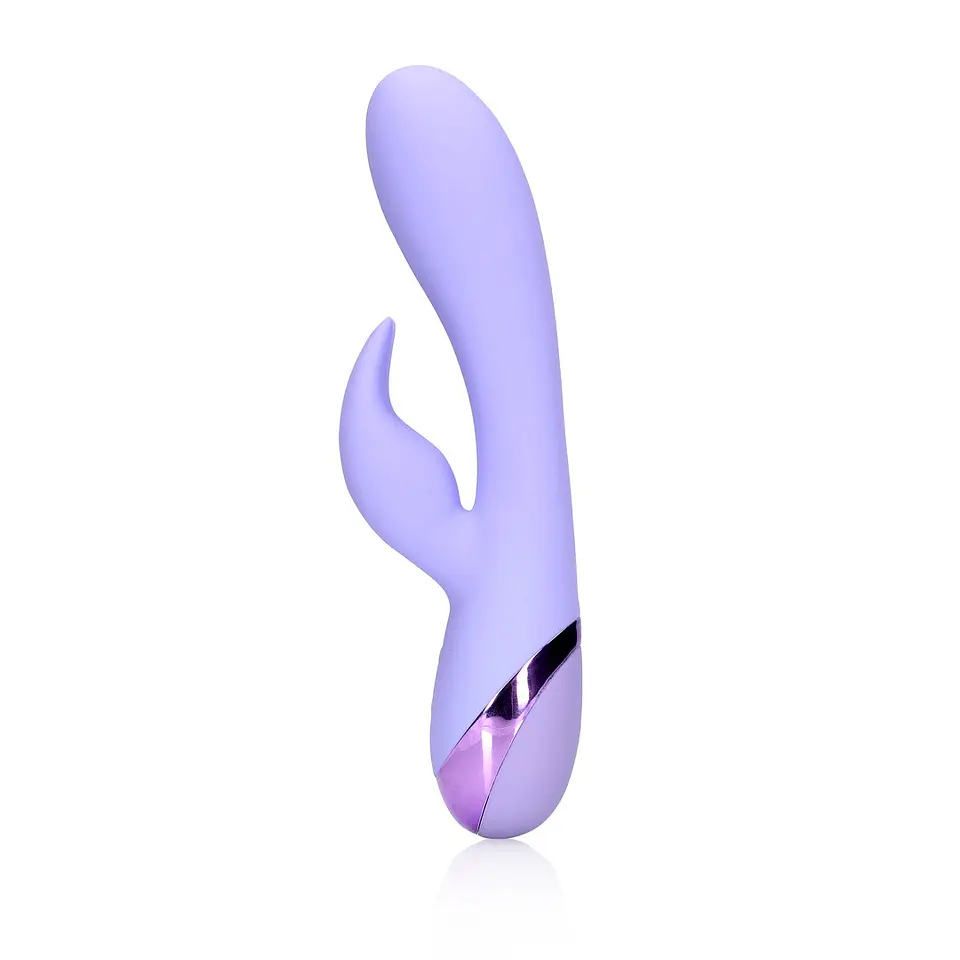 Vibrador Smooth Silicone Rabbit Digital Lavender Loveline 6