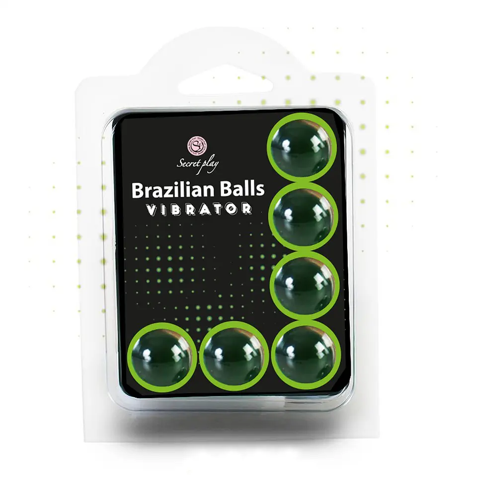 Bolas Lubrificantes Brazilian Balls Shock Efeito Vibrador 6 X 4gr Secret Play 3