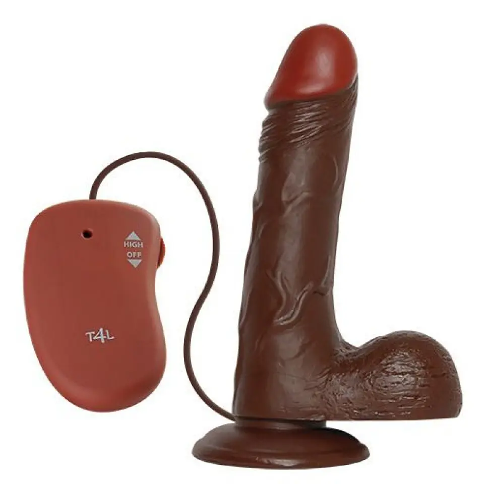 Vibrador Realístico Real Rapture Fire Passion 8'' Negro Toyz4lovers 1