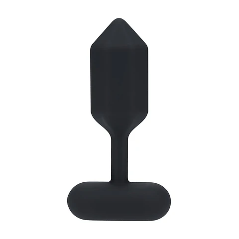 Plug Anal de Silicona com Vibração Hexagonal L Preto Levelz