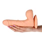 Vibrador Realístico Real Rapture Fire Passion 8'' Branco Toyz4lovers - Thumbnail 4