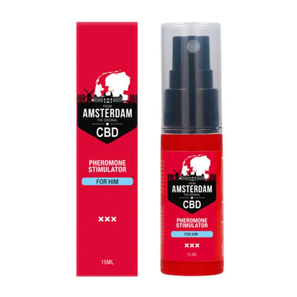 Perfume com Feromonas para Homem Original CBD Amsterdam 0.5 Fl Oz 15 ML Pharmquests 1
