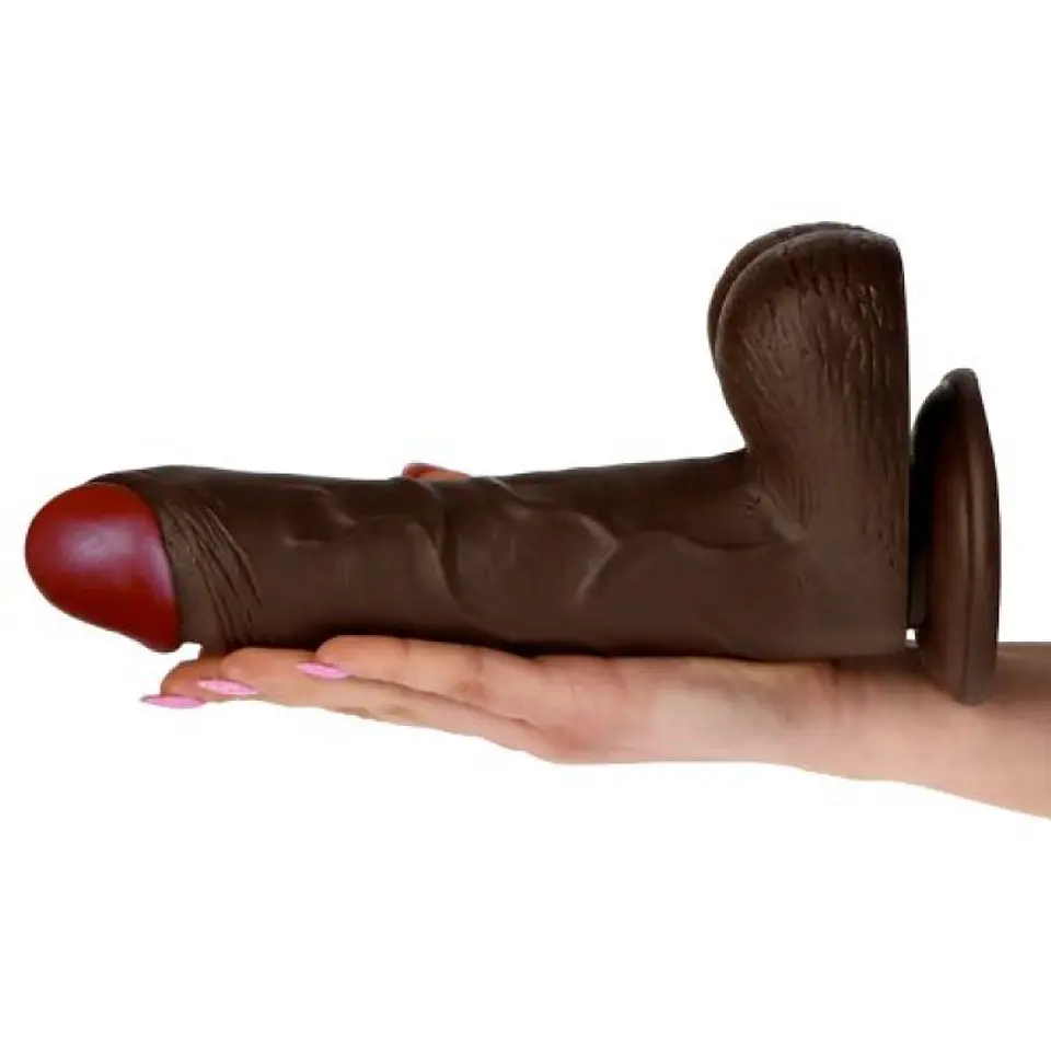 Dildo Realístico Real Rapture Fire Passion 9'' Negro Toyz4lovers 4