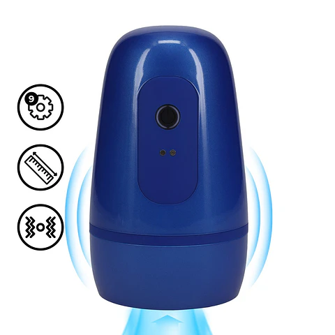 Masturbador de Sucção de Pressão Negativa com Vibração Pulsar Metallic Pumped