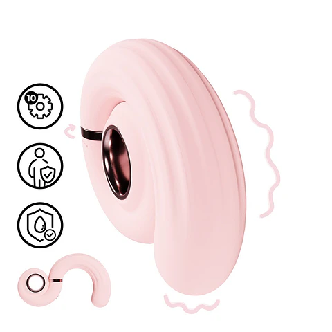 Vibrador Tourner Swirl Rosa Lovense Loveline