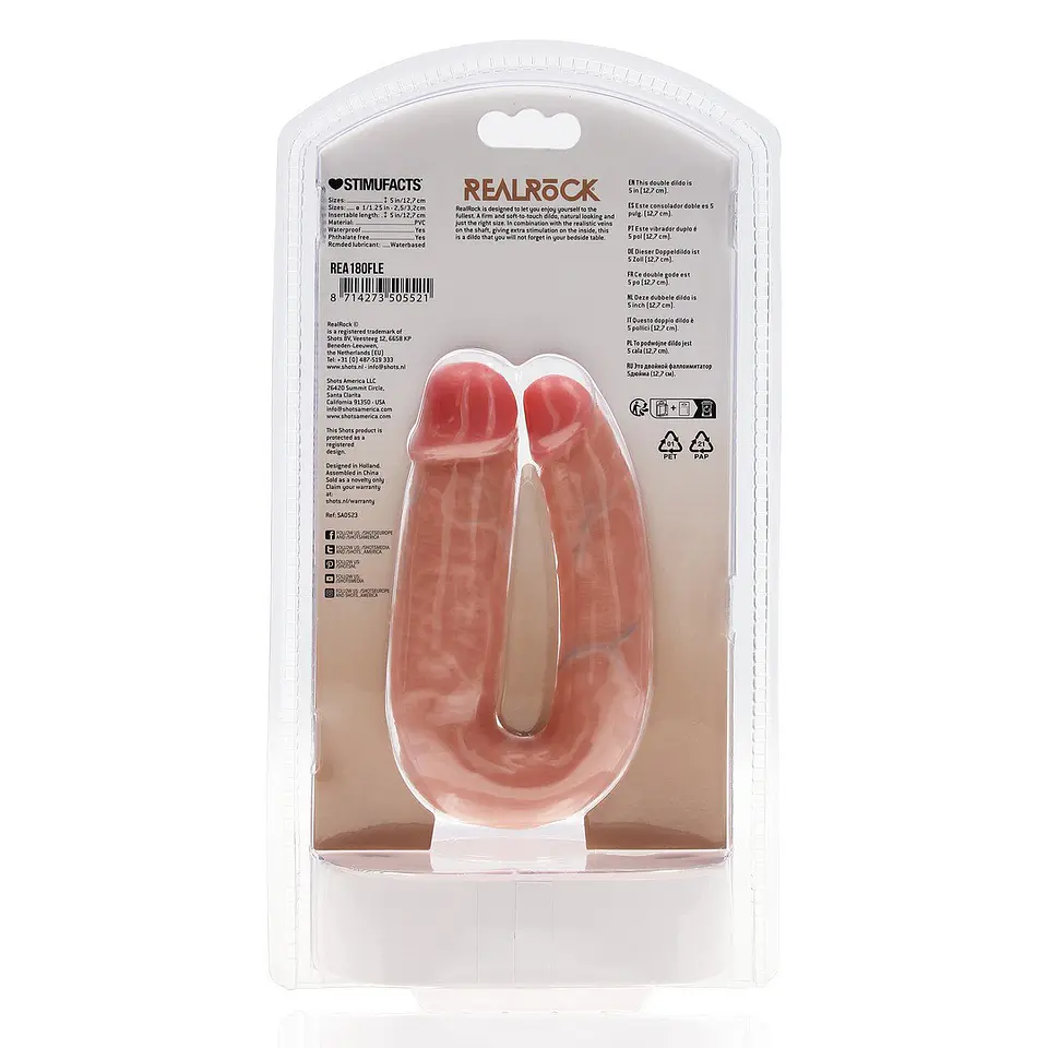 Dildo Duplo U Shaped Double Dildo 5 /12,7 CM Realrock 3