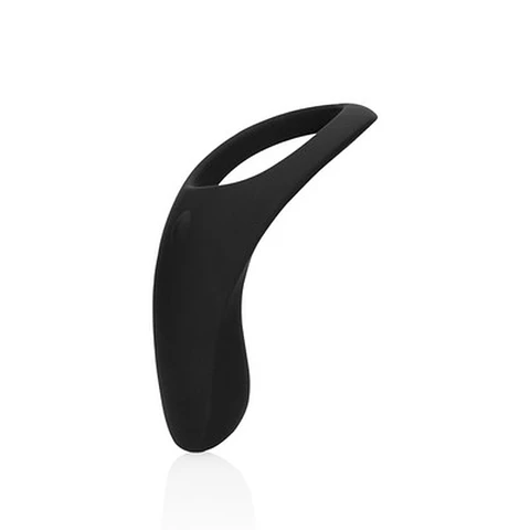 Anel para o Pénis com Vibração Pointed Licorice Black Loveline