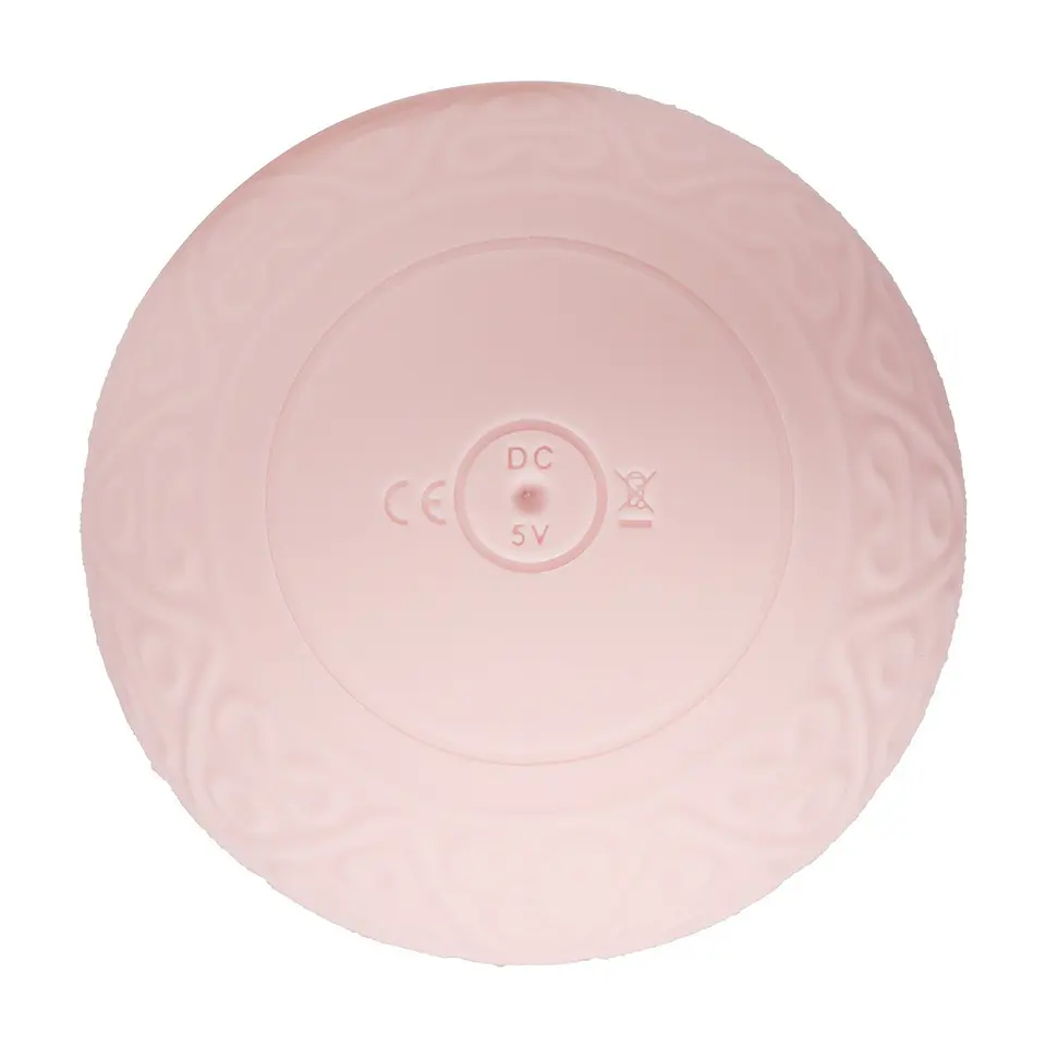 Massajador com Vibração e Função de Aquecimento Rosa Loveline 5