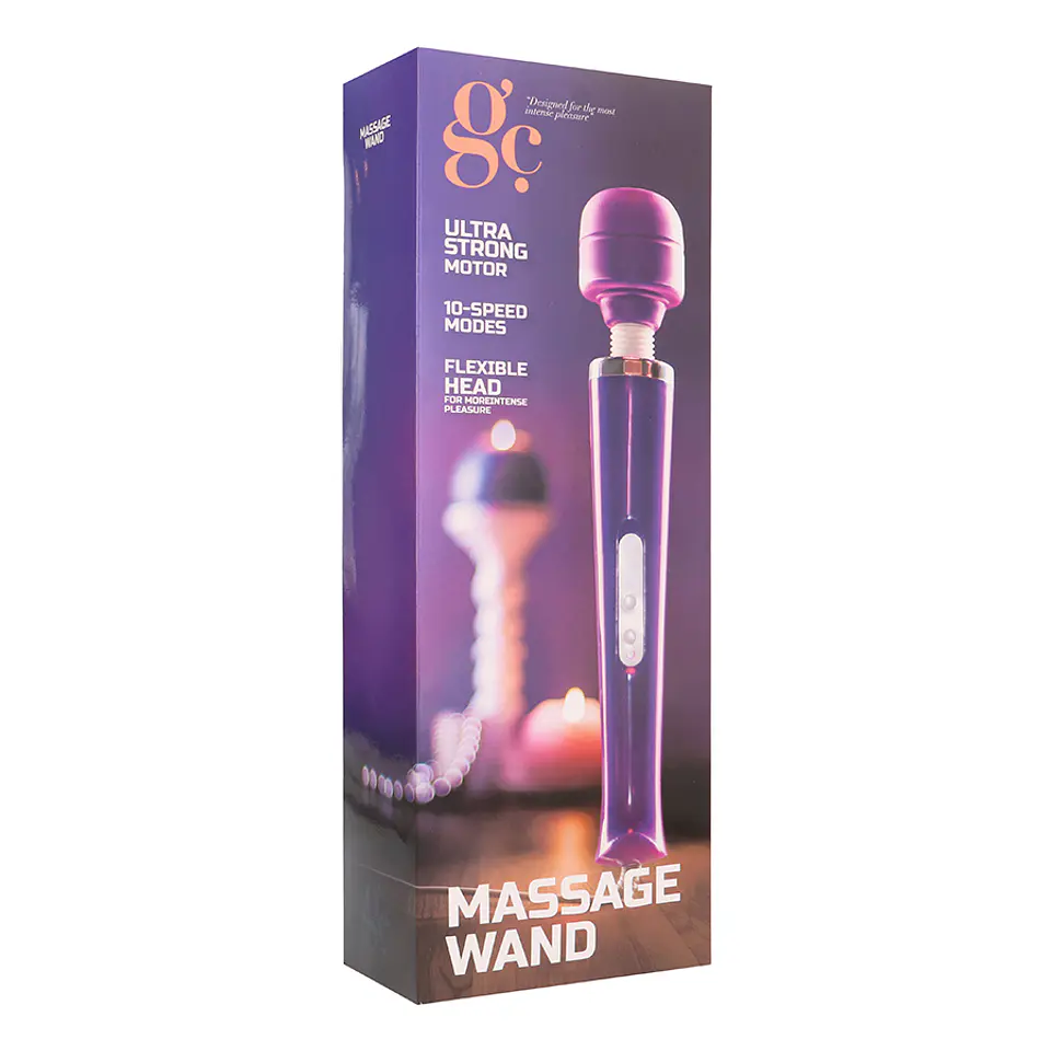 Massajador Gc Massage Wand Roxo 3