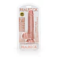 Dildo Realista com Testículos Straight 7 /18 CM Flesh Realrock - Thumbnail 2