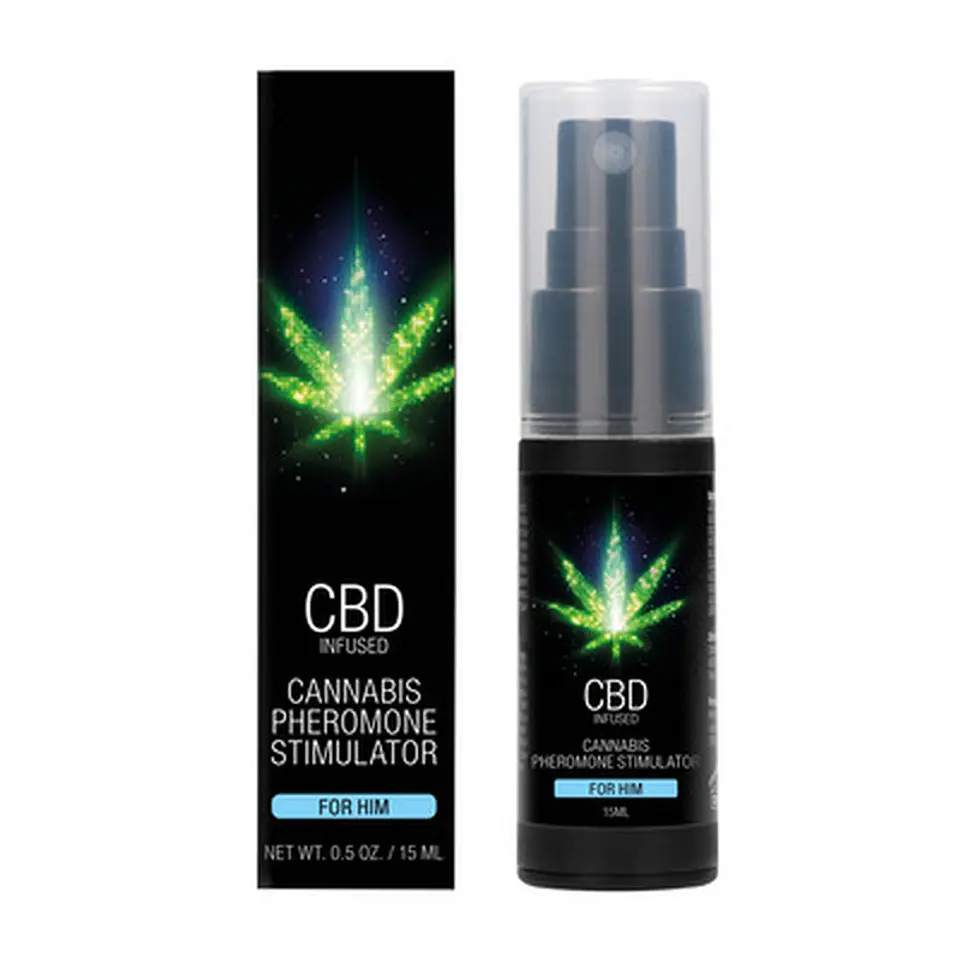 Ativador de Feromonas para Homem CBD Cannabis 0.5 Fl Oz 15 ML Pharmquests 1