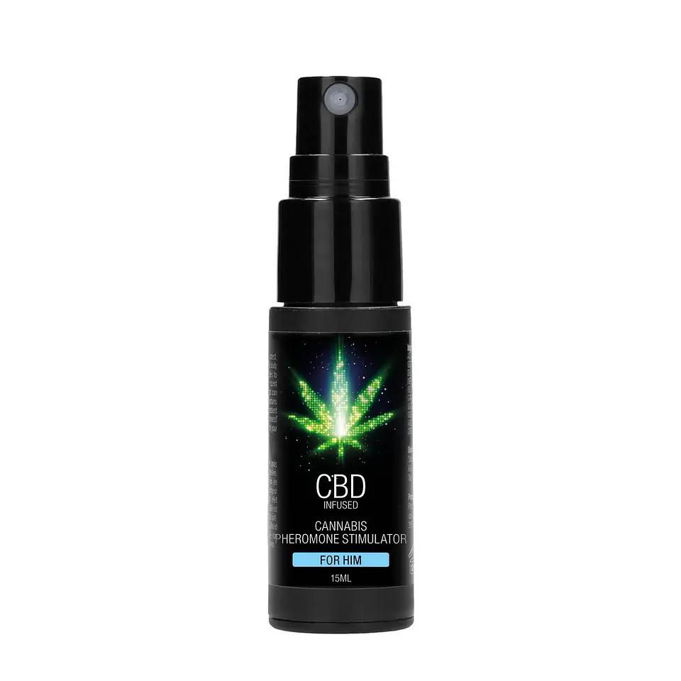Ativador de Feromonas para Homem CBD Cannabis 0.5 Fl Oz 15 ML Pharmquests 2