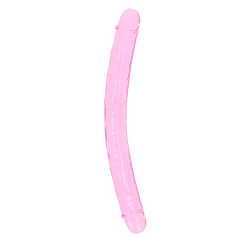 Dildo Duplo Crystal Clear 13 /34 CM Realrock
