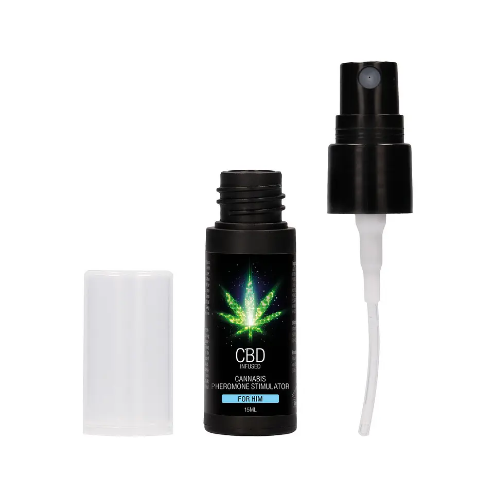 Ativador de Feromonas para Homem CBD Cannabis 0.5 Fl Oz 15 ML Pharmquests 3