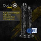 Dildo Duplo Double Titan 24.5 CM Preto Ouch! - Thumbnail 5