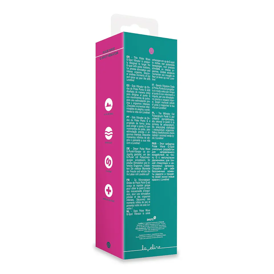 Vibrador para Ponto G Pulse Wave Green Crystal Loveline 3