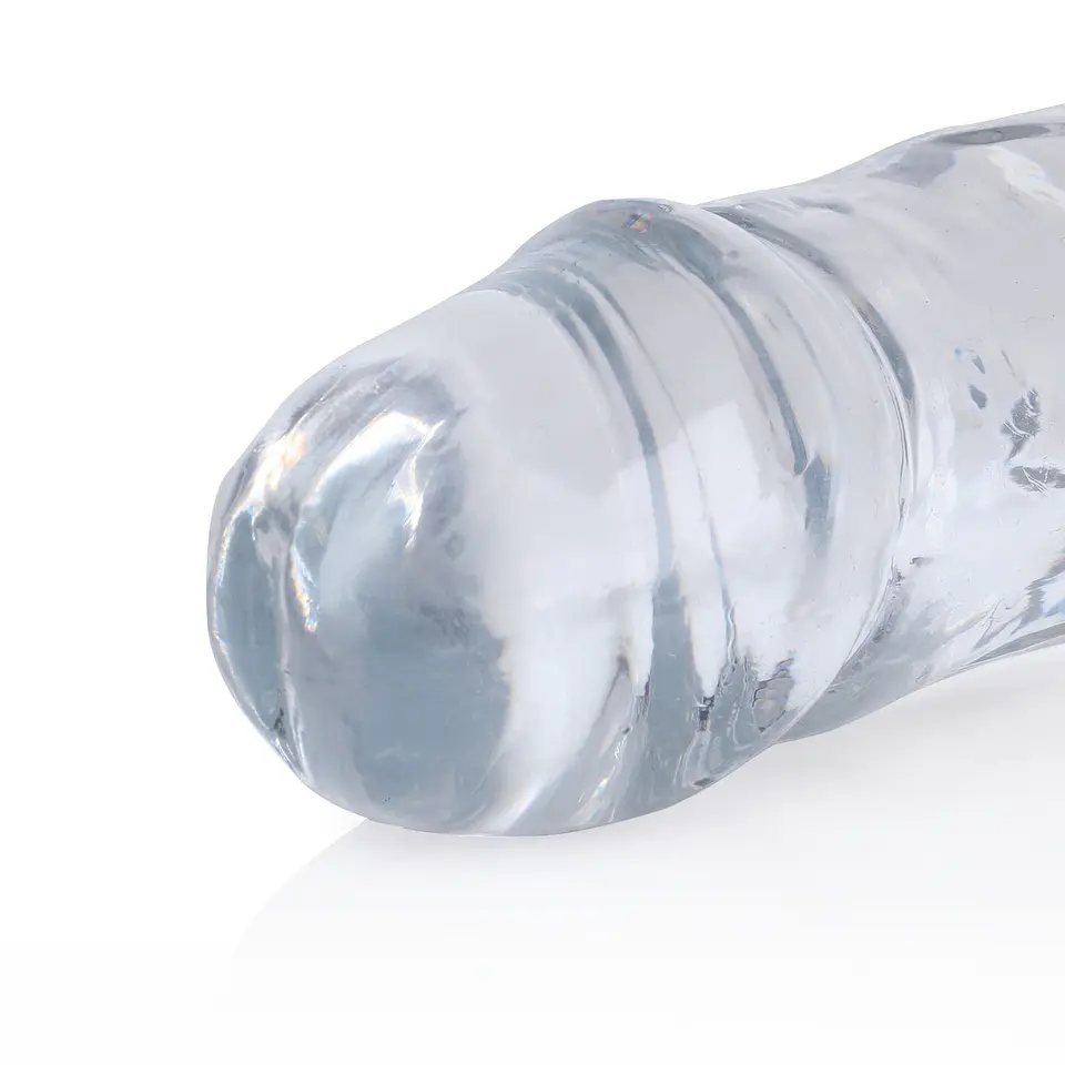 Dildo Duplo Crystal Clear 13 /34 CM Realrock 6