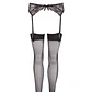 Cinto de Ligas em Renda Preto Lingerie By Mandy Mystery - Thumbnail 3