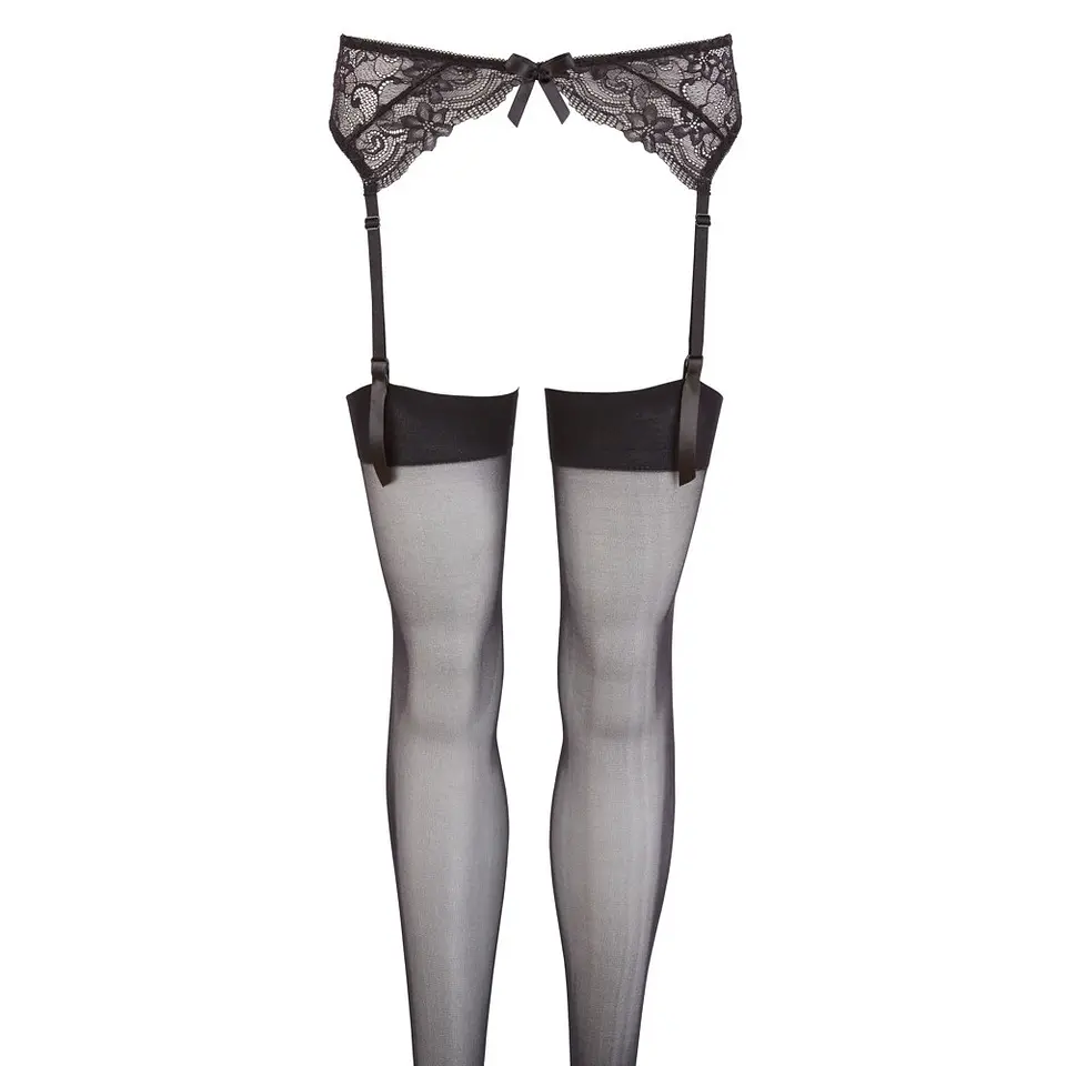 Cinto de Ligas em Renda Preto Lingerie By Mandy Mystery 3