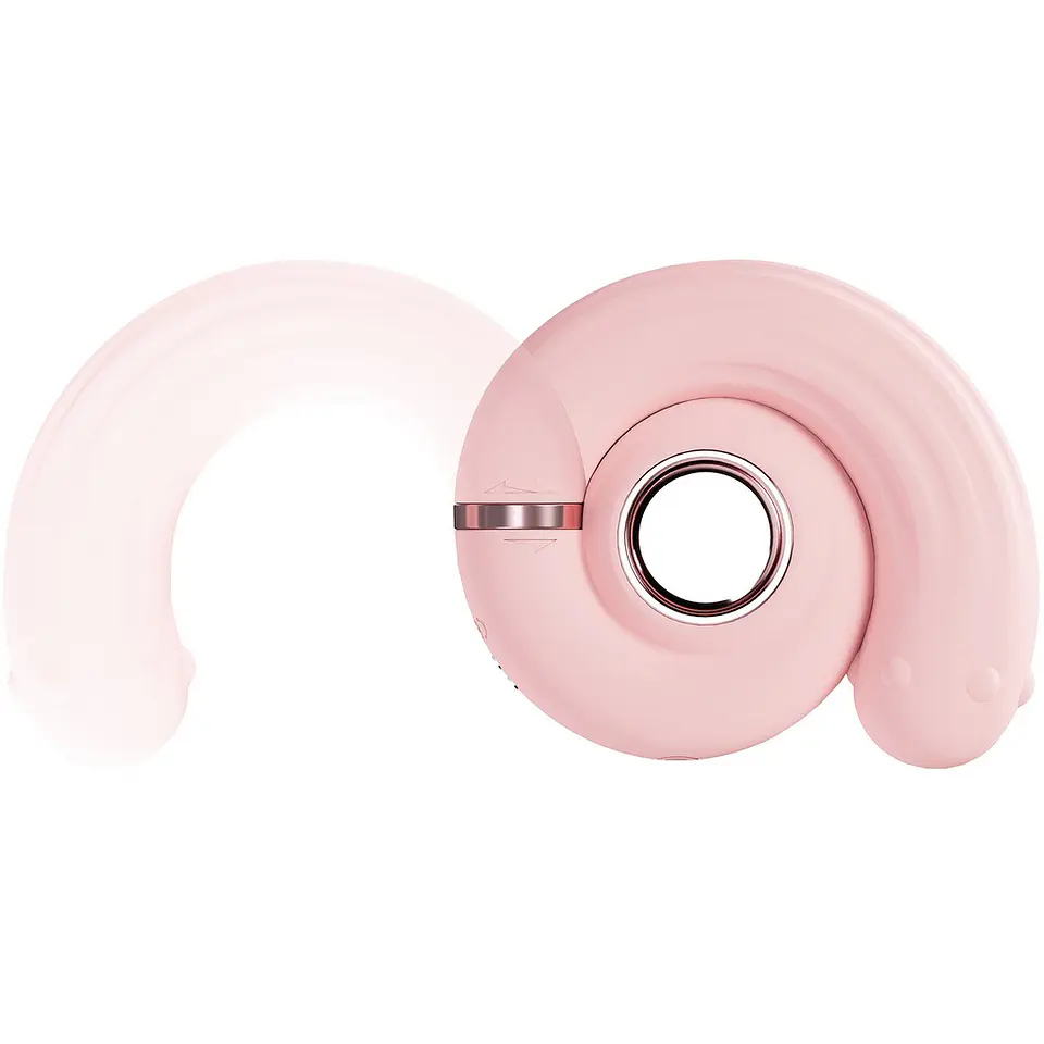 Vibrador com Pérolas Rotativas Perles Swirl Rosa Loveline 4