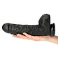 Dildo Realista Achille Preto 25 CM Made In Italy - Thumbnail 2
