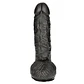 Dildo Realista Achille Preto 25 CM Made In Italy - Thumbnail 5