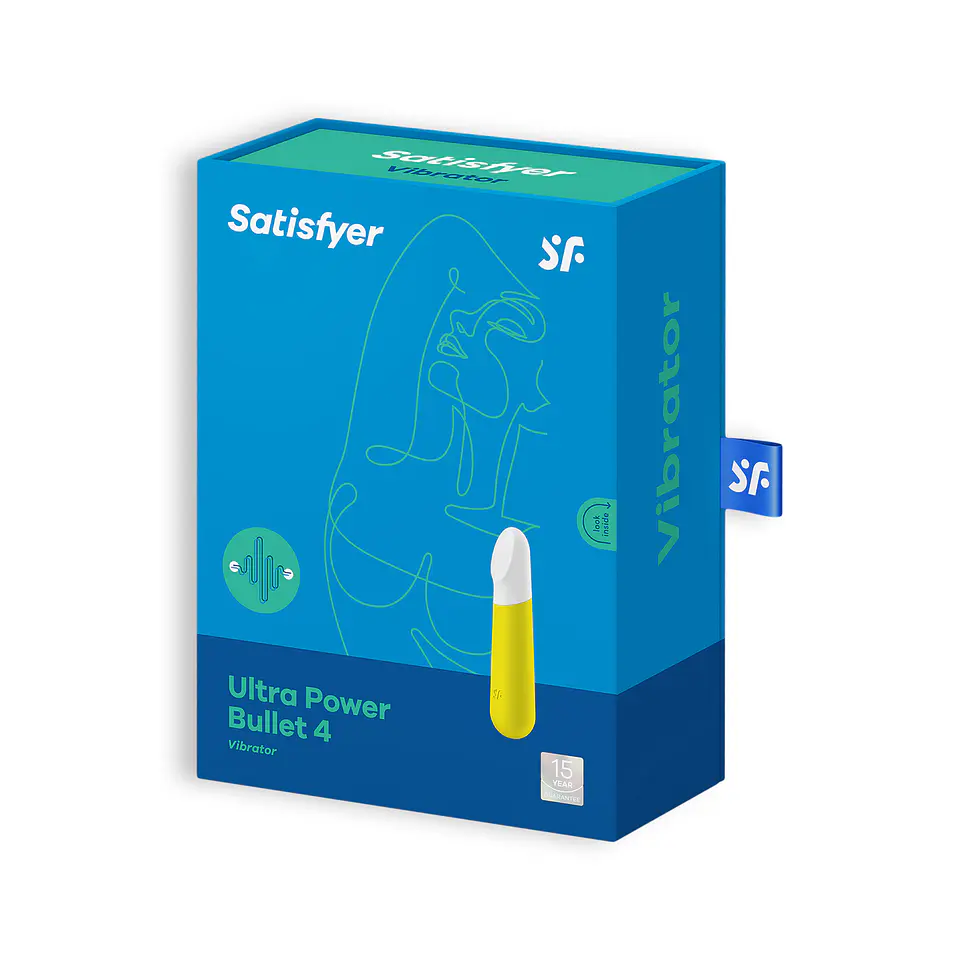 Bala Vibratória Ultra Power Bullet 4 Satisfyer Amarela 6