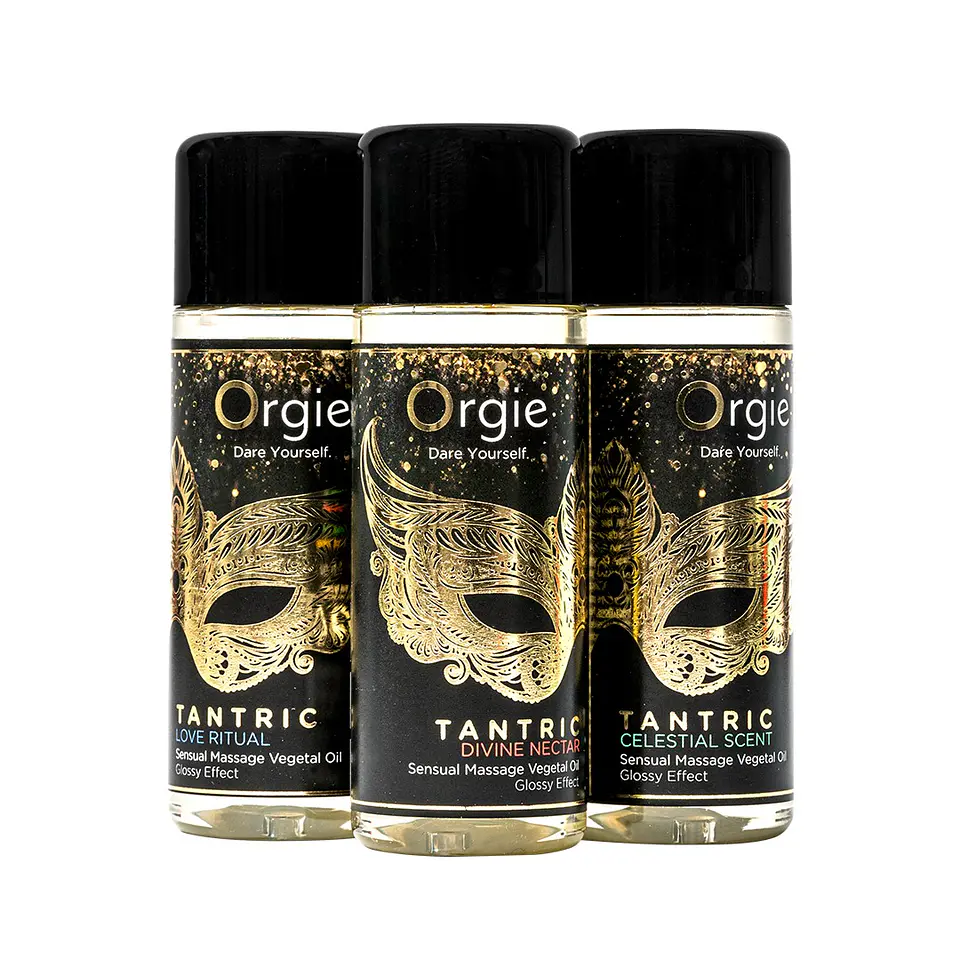 Conjunto de Óleos de Massagem Tantric Sensual Mini Size 3x30ml Orgie 3