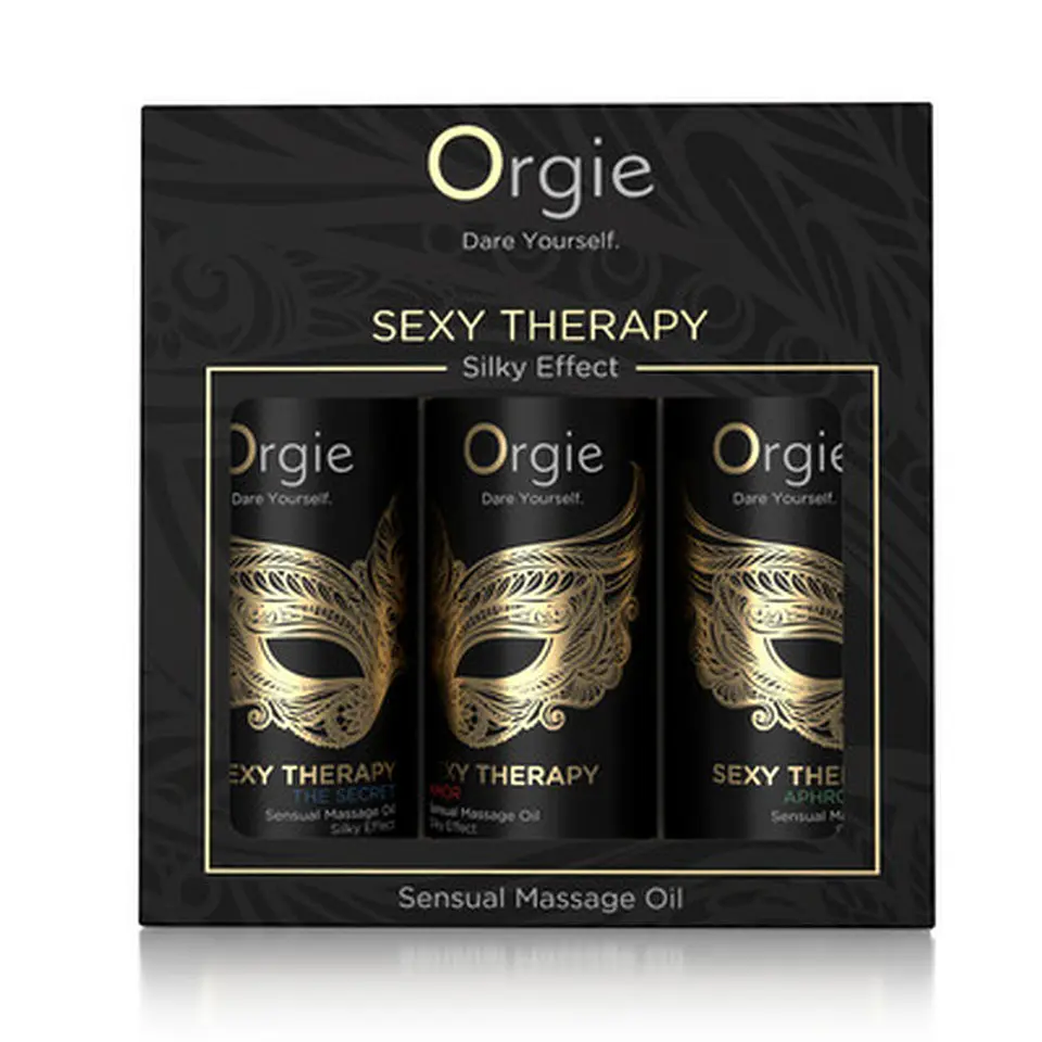 Conjunto de Óleos de Massagem Sexy Therapy Sensual Mini Size 3x30ml Orgie 2