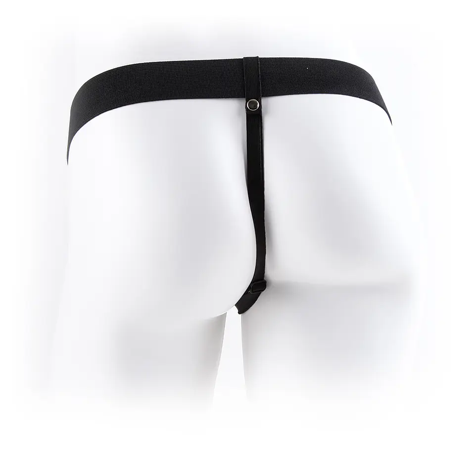 Strap-On Oco com Testículos 7' Fetish Fantasy Series Branco 5