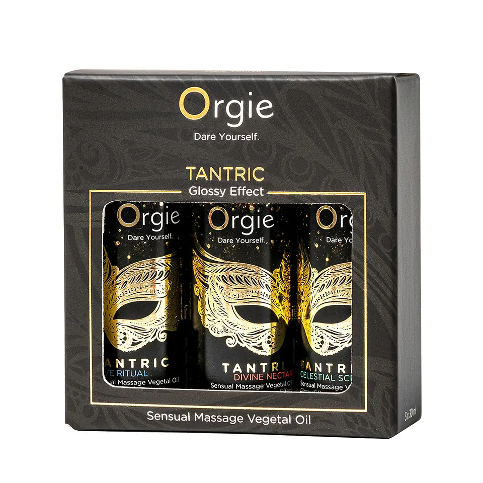 Conjunto de Óleos de Massagem Tantric Sensual Mini Size 3x30ml Orgie 5