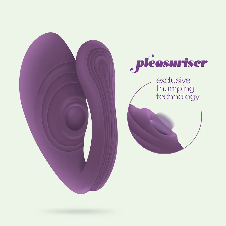 Vibrador Recarregável com Comando Pleasuriser e Oferta de Lubrificante à Base de Água Crushious 2