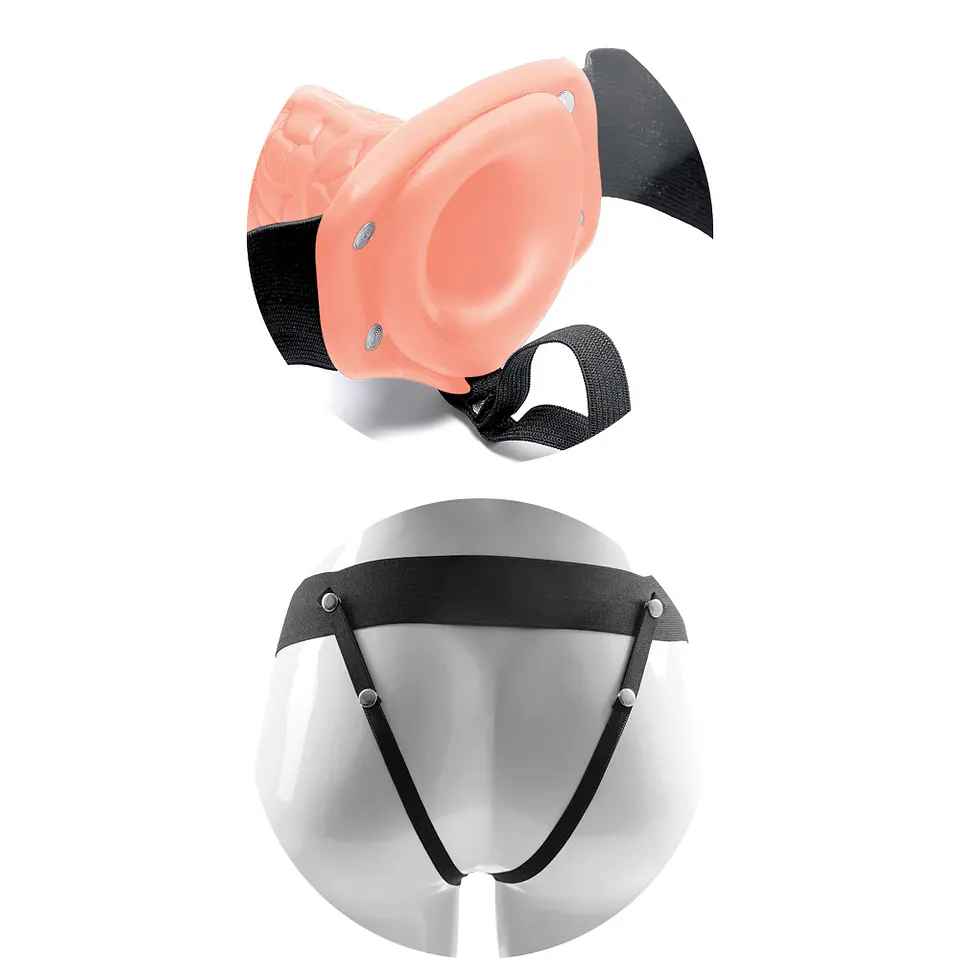 Strap-On Oco com Vibração Real Rapture Air Feeling 8' Toyz4lovers 5