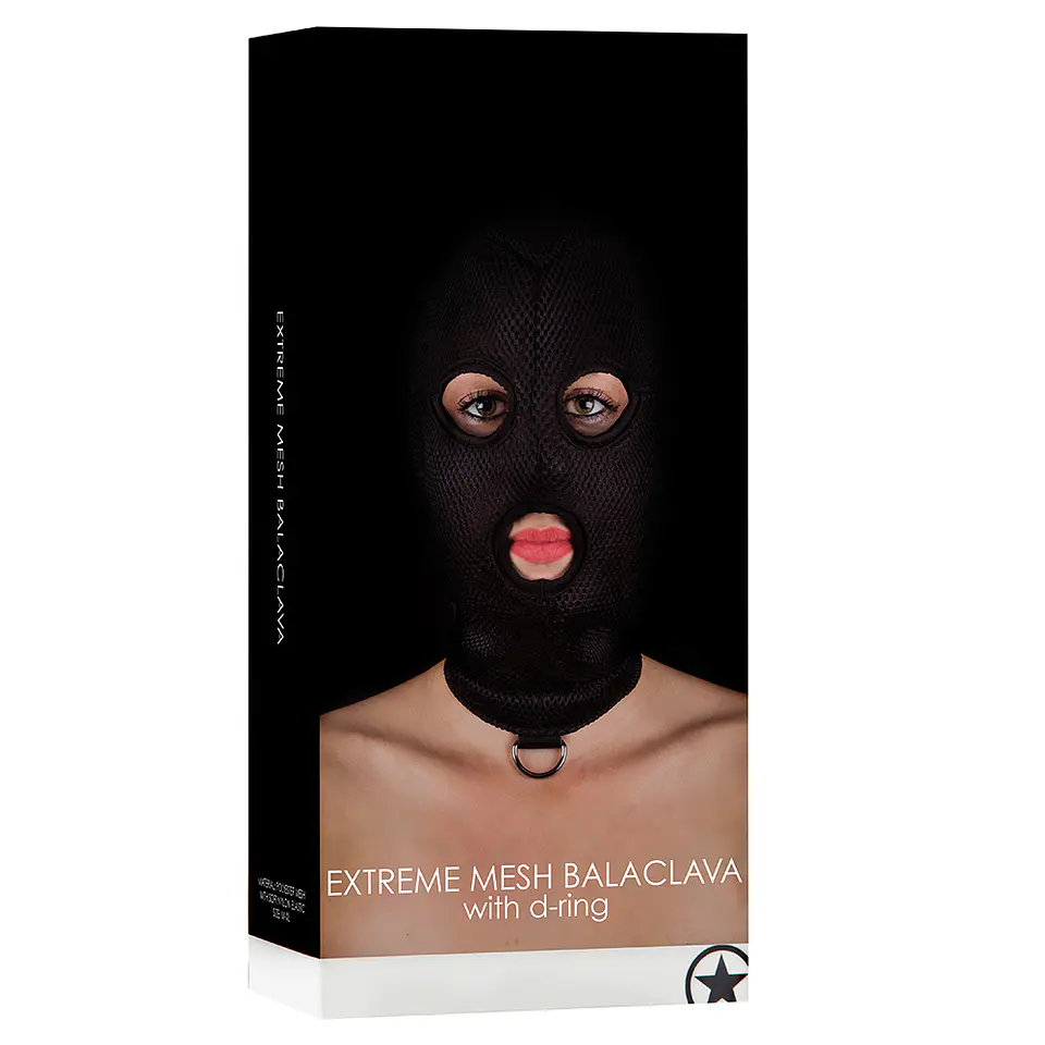 Máscara Extreme Mesh Balaclava Ouch! Preta 2