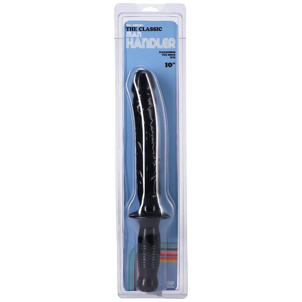 Dildo com Cabo Manhandler Preto Doc Johnson 3