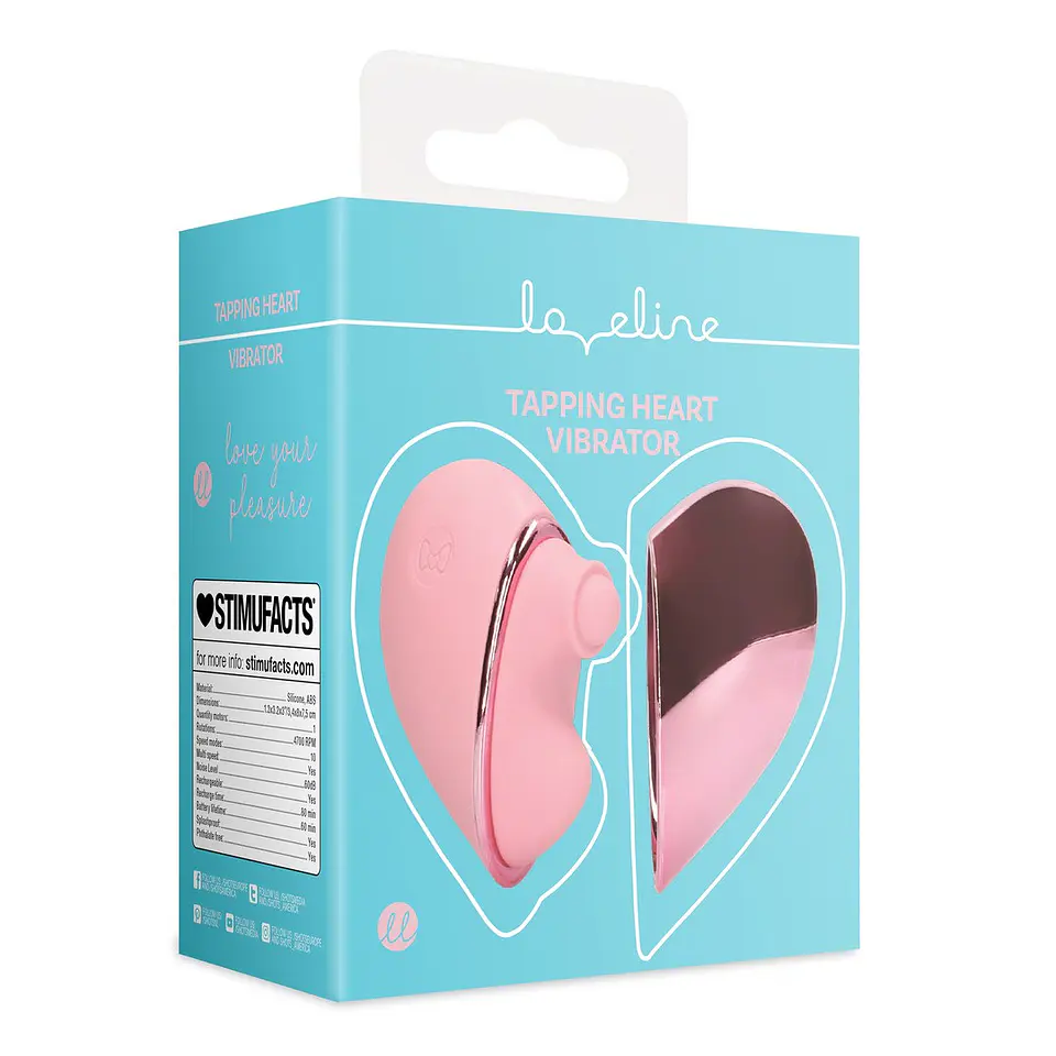 Vibrador Coração de Batida Pink Arabesque Loveline 2