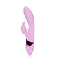 Vibrador Rabbit Ultra Soft Silicone Exotic Fucshsia Loveline - Thumbnail 6