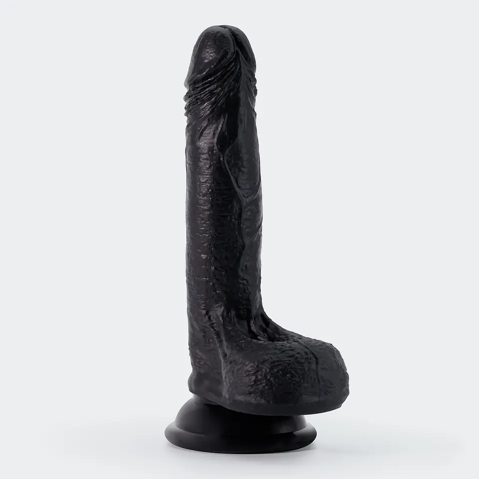 Dildo de Silicone Líquido Inviktus 7 Crushious Preto 2