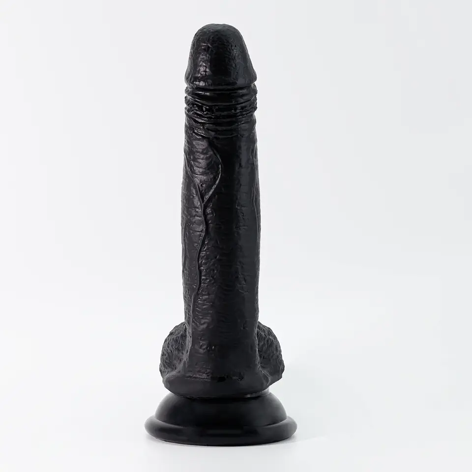 Dildo de Silicone Líquido Inviktus 7 Crushious Preto 3