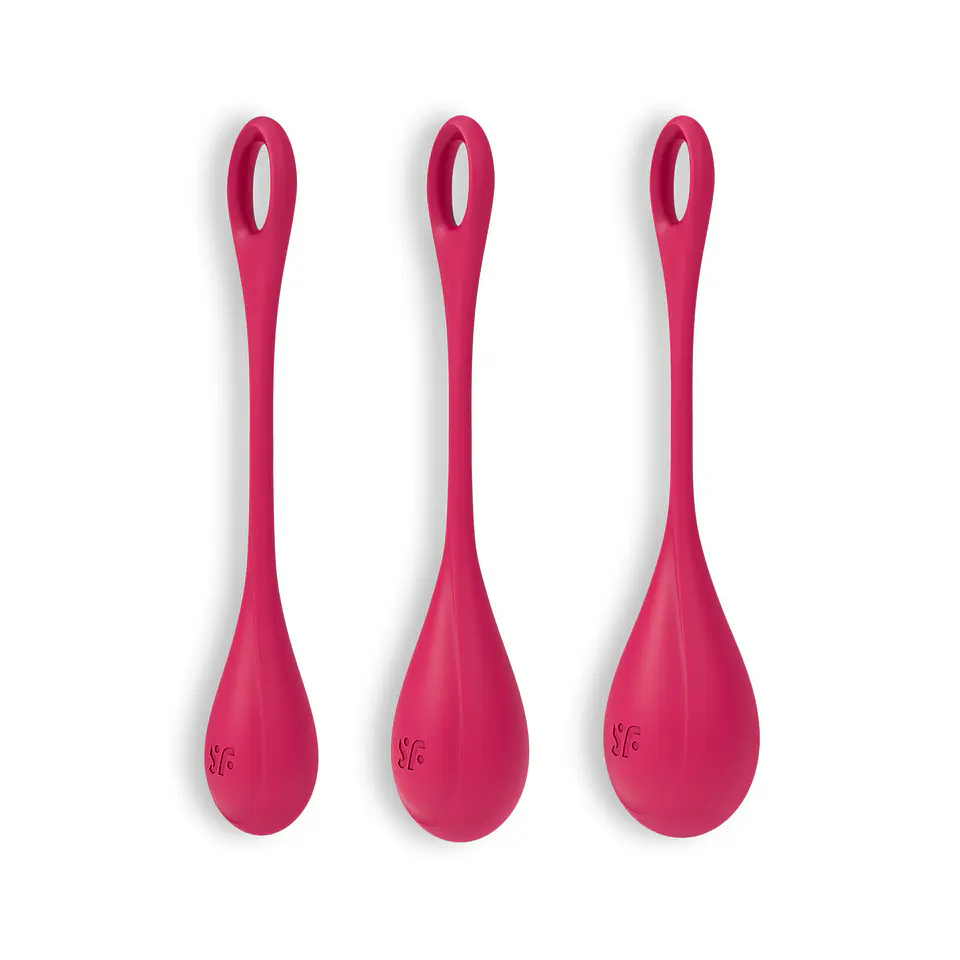 Conjunto de 3 Bolas Kegel Yoni Power 1 Satisfyer 2