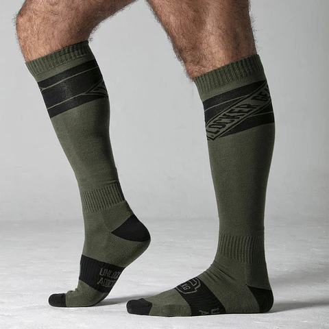 Meias Altas Locker Gear Verdes