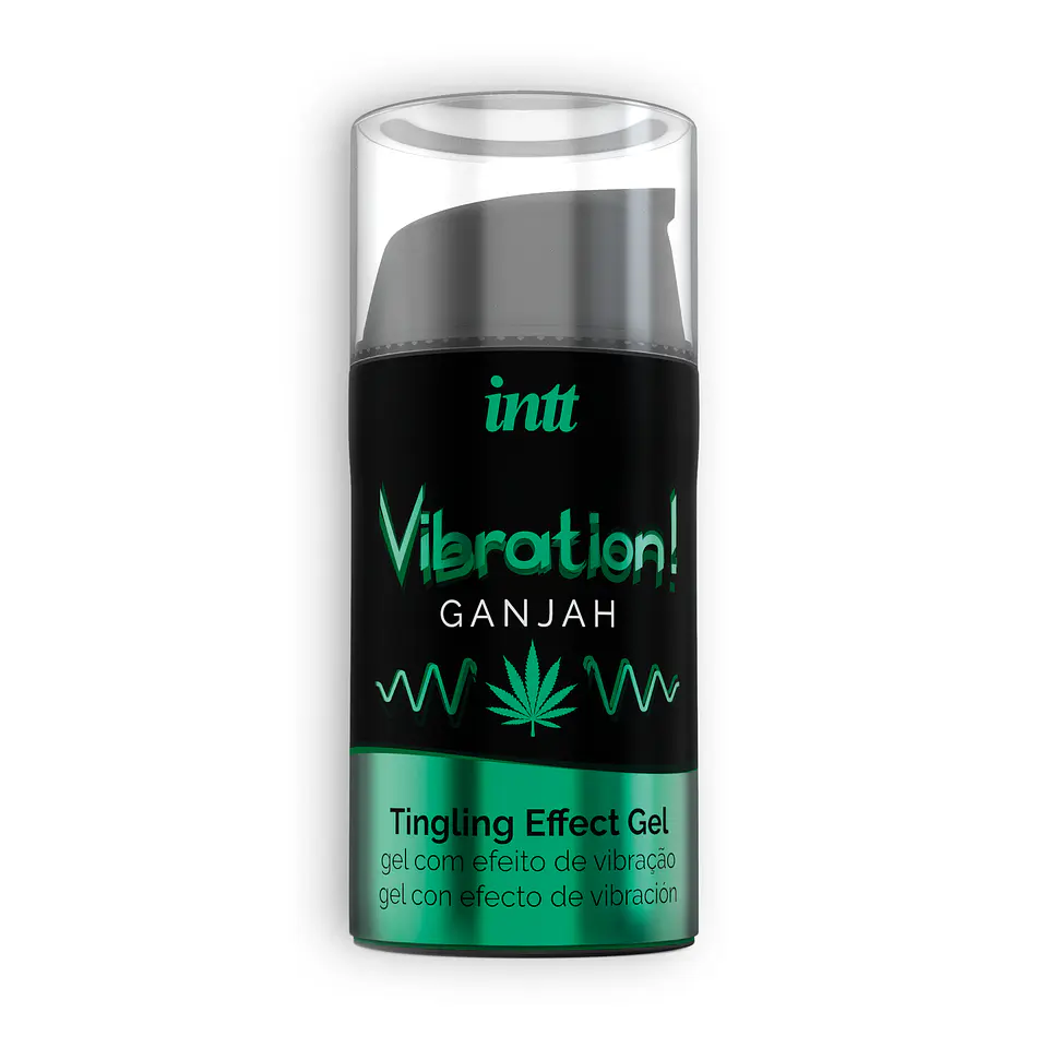Gel com Vibração Vibration Ganjah Intt 15ml 1