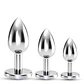 Anal Train Trio Bijou Azul Crushious com Bolsas Individuais Grátis - Thumbnail 3