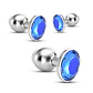Anal Train Trio Bijou Azul Crushious com Bolsas Individuais Grátis - Thumbnail 4